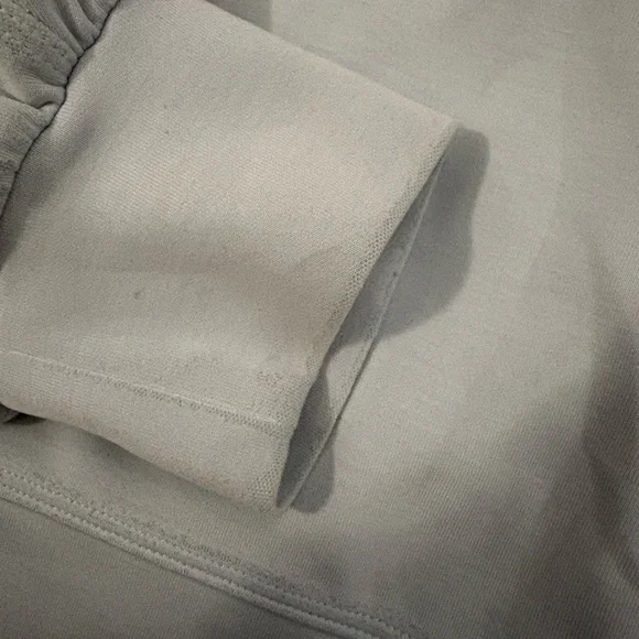 lululemon soft stream perfectly oversized cropped crew neck powder blue - Picture 5 of 7